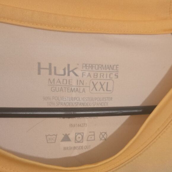 Huk Gradient Long Sleeve Shirt in Blue and Orange - Picture 4 of 6